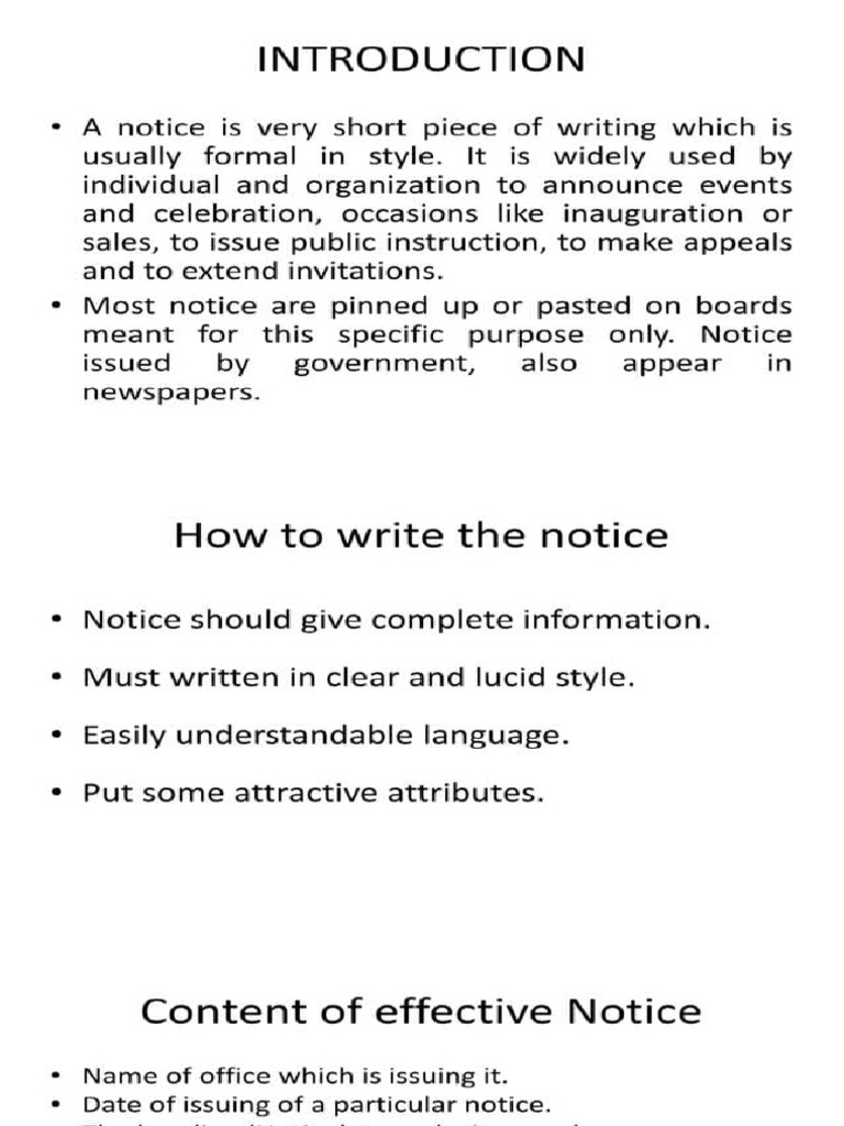 Notice | PDF