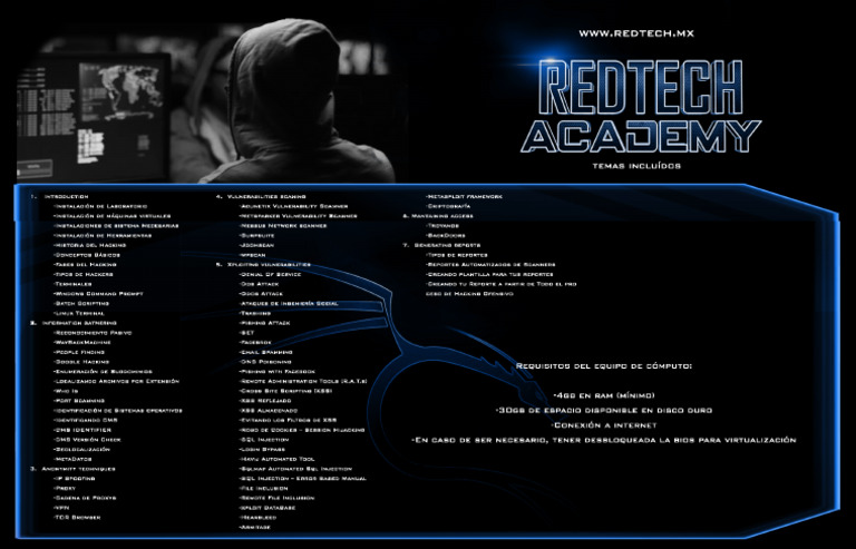 Temario Redtech | PDF