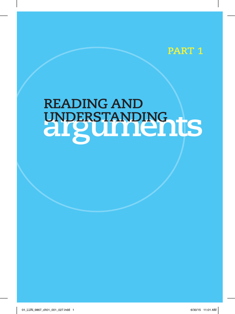 Understanding Arguments in Media | PDF