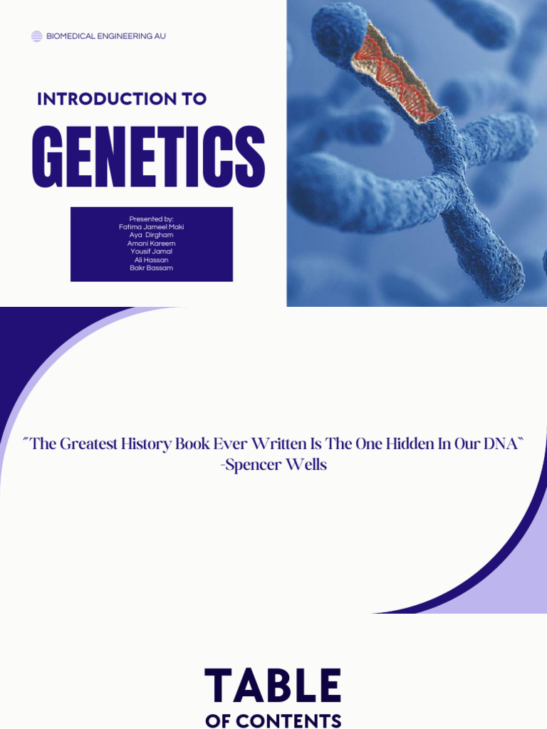 Understanding Genetics: Key Concepts | PDF | Gene | Genetics
