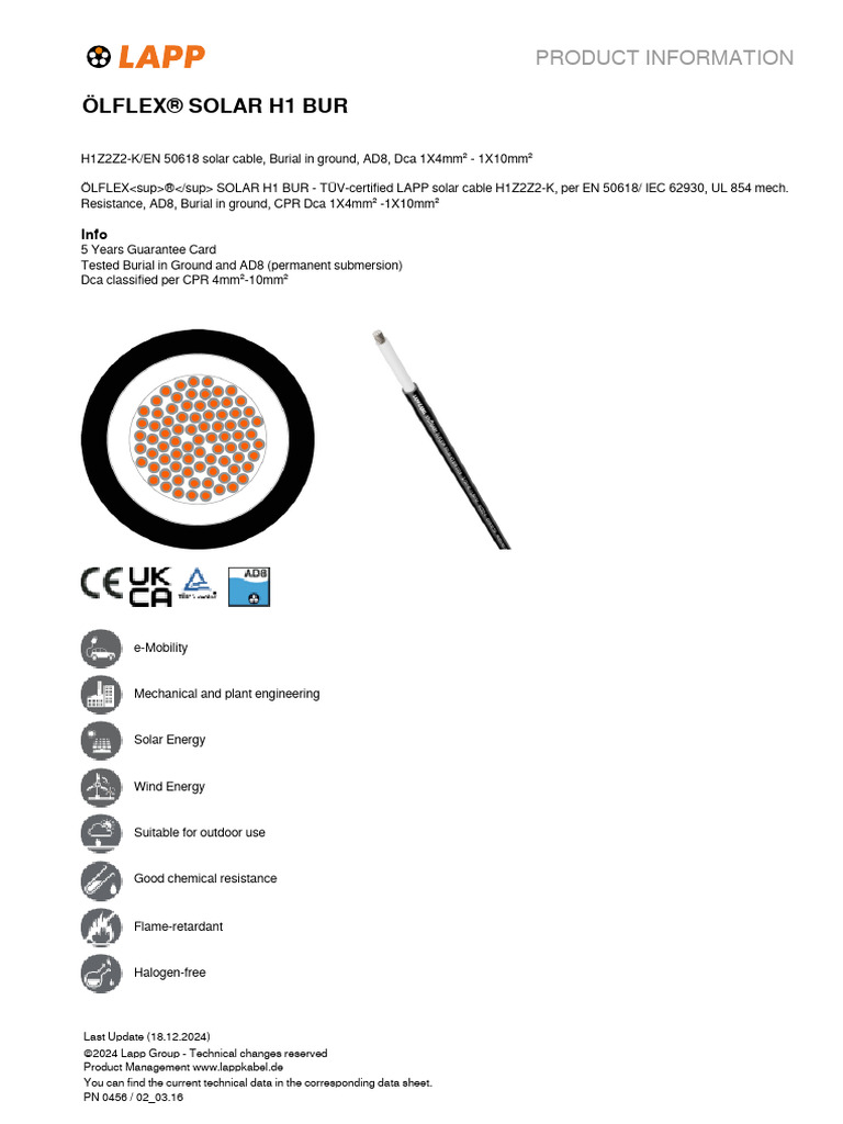 LAPP_PRO590472EN | PDF | Electrical Wiring | Manufactured Goods