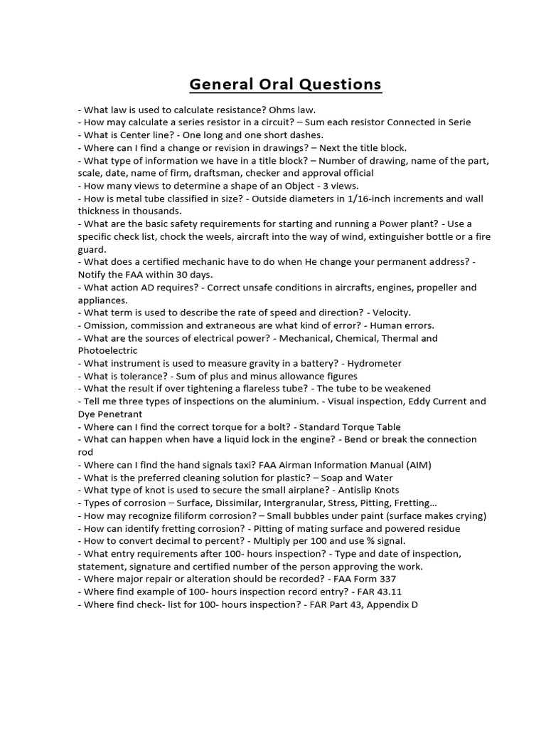 Essential Aviation Oral Exam Questions | PDF | Engines | Pump
