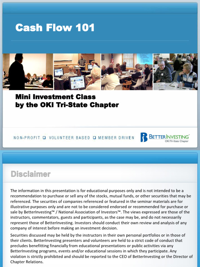 Cashflow 101 | PDF | Cash Flow Statement | Free Cash Flow