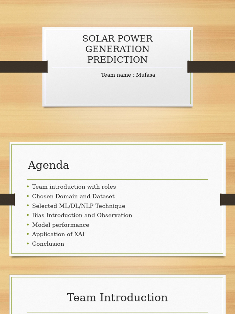 Solar Power Generation Prediction | PDF