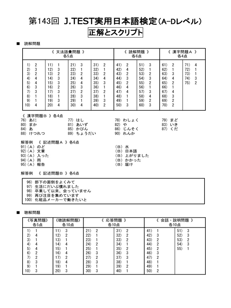 J Test | PDF