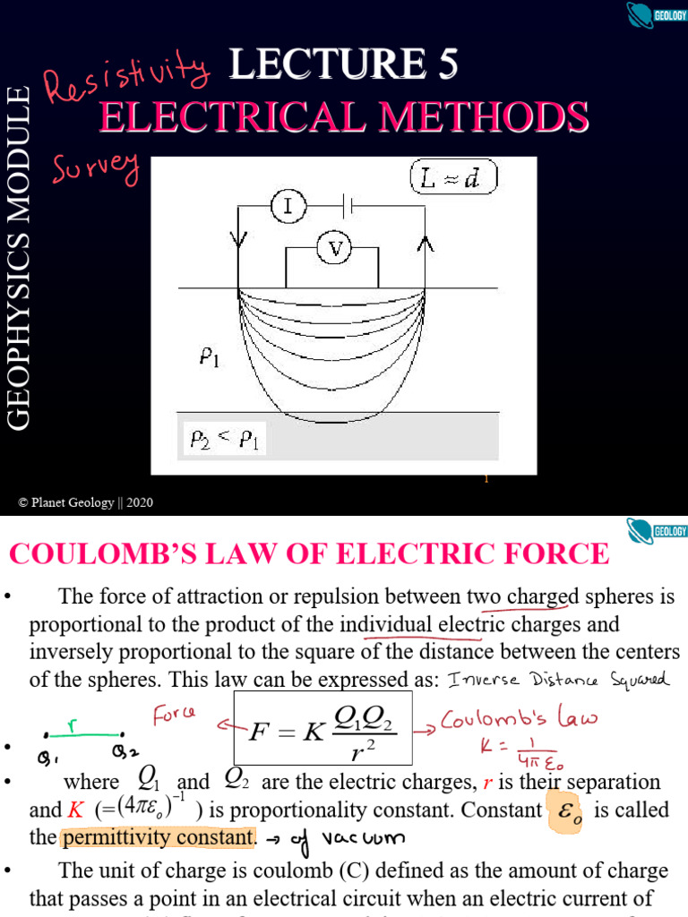 S4 Electrical Methods | PDF | Porosity | Electrical Resistivity And ...