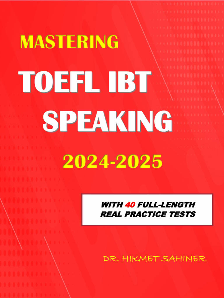 Mastering The New Toefl Ibt Speaking 202 | PDF | Test Of English As A ...
