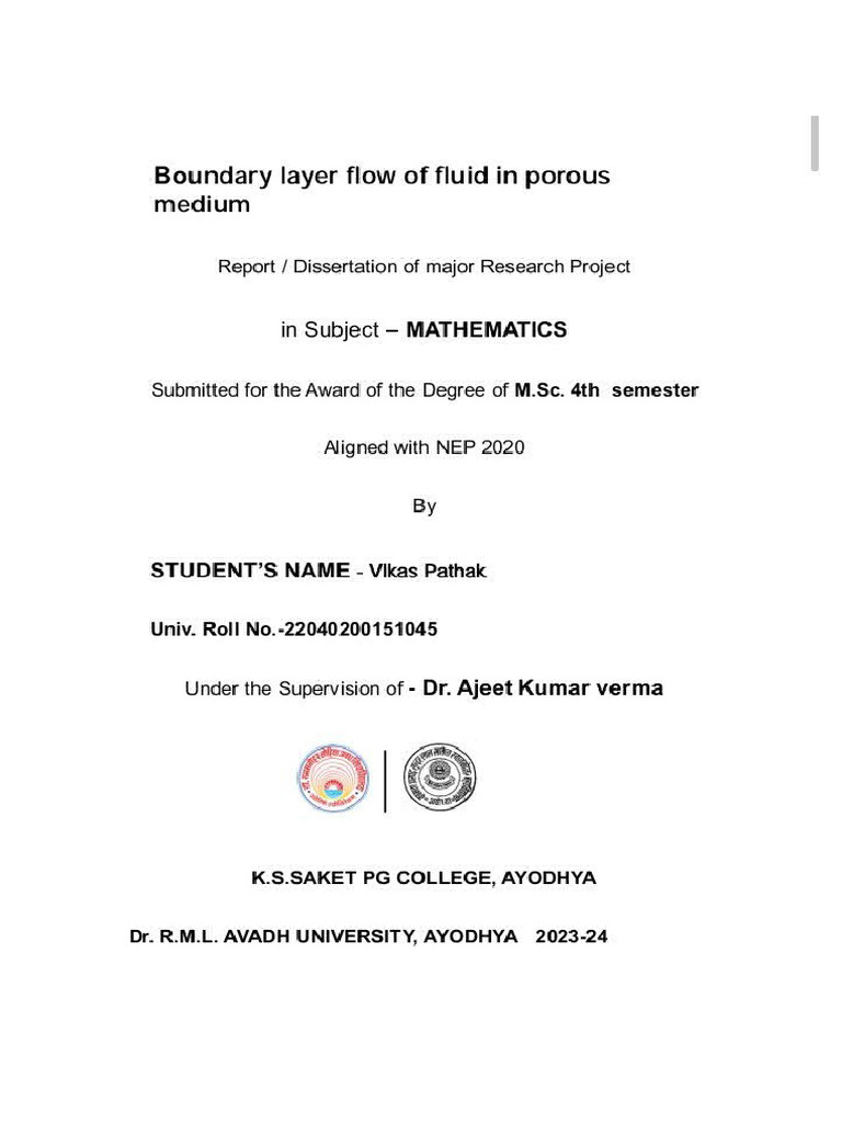 Vikash Pathak All PDF Merge 816. GGGH | PDF | Boundary Layer | Fluid ...