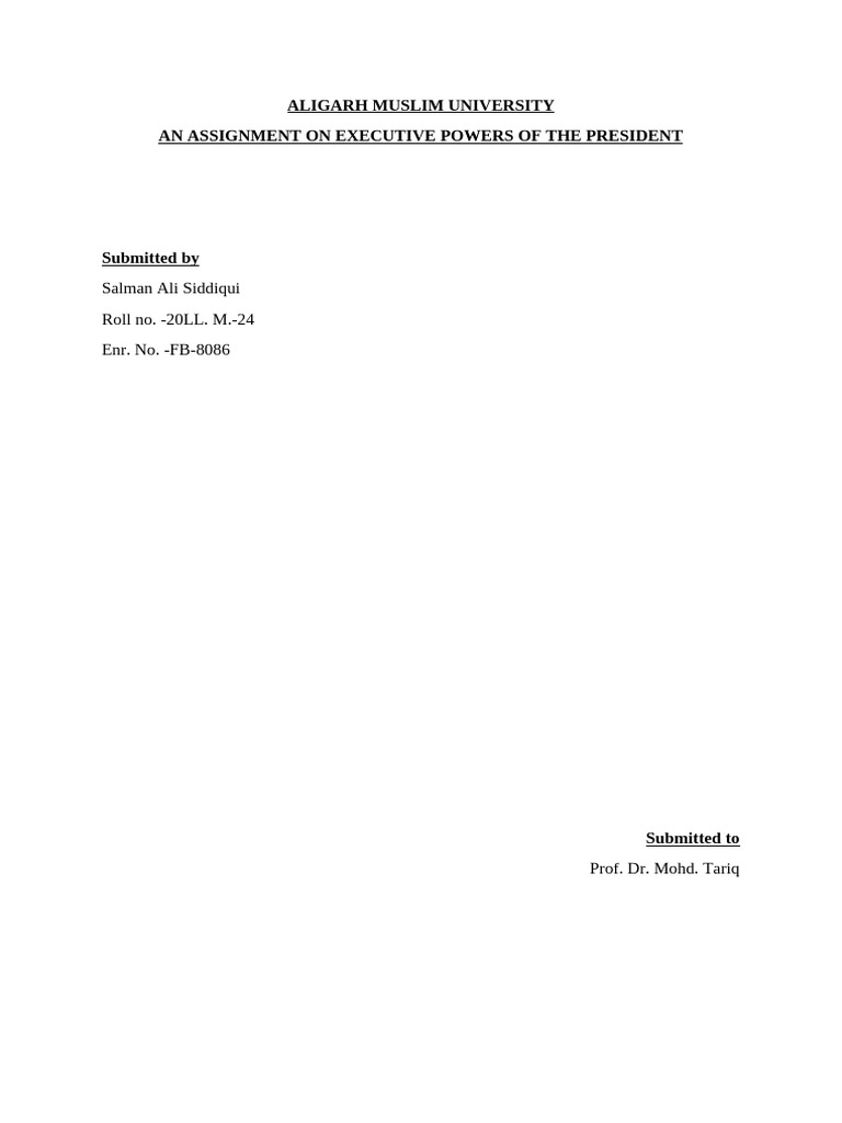Executive Powers of the U.S. President | PDF | Presidents Of The United ...
