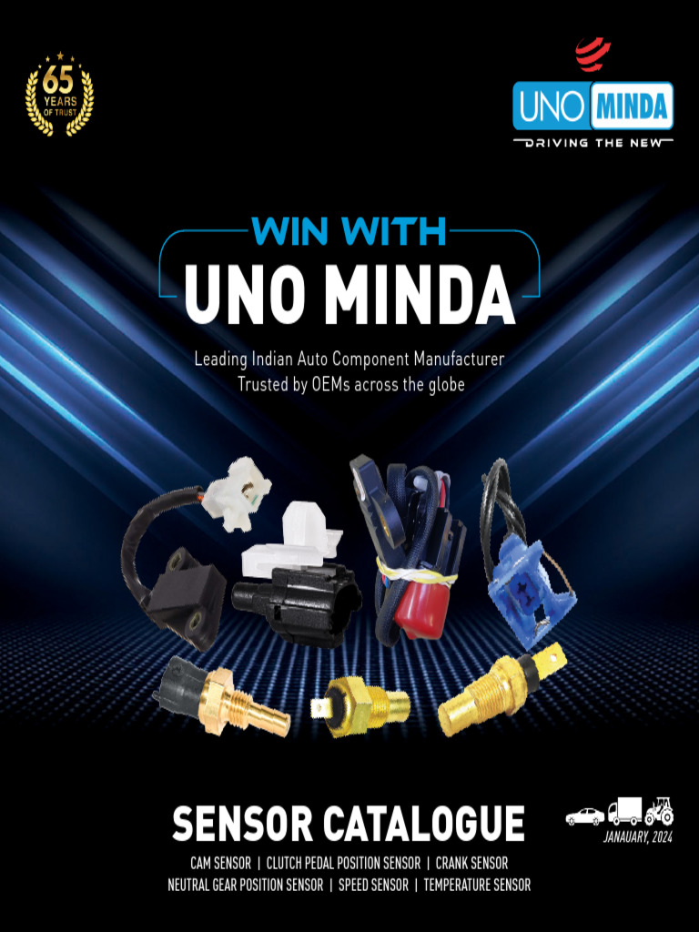 UNO Minda Sensor Catalogue 2024 | PDF