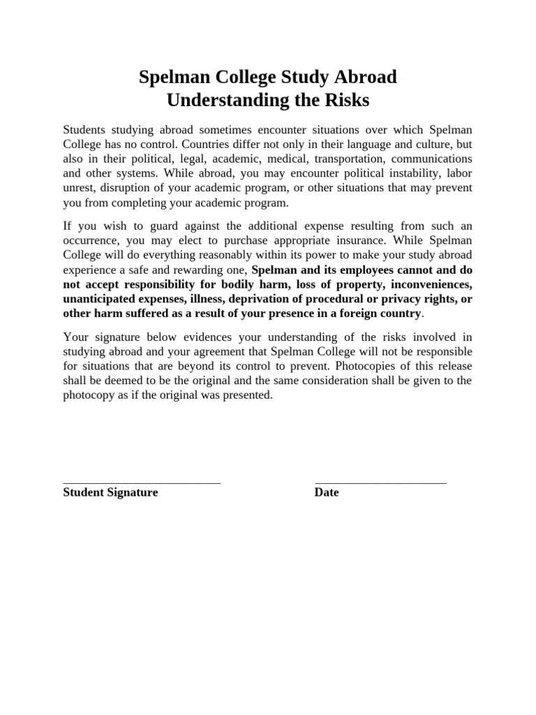 Understanding The Risks | PDF