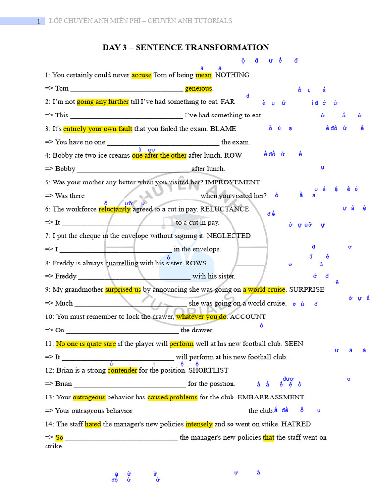 Day 3 With Key Pdf Vietnam