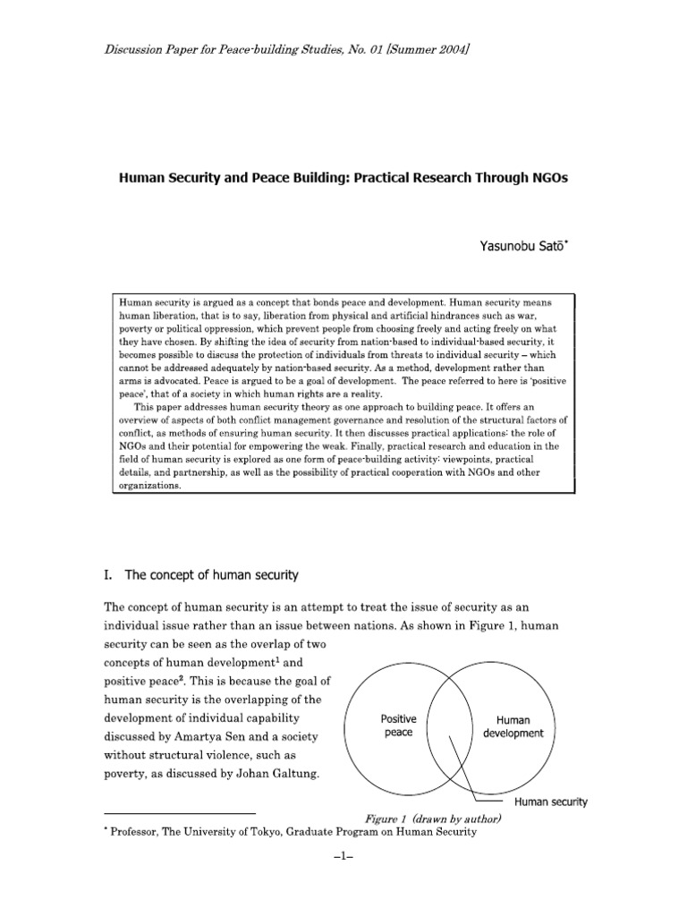Peace Building | PDF