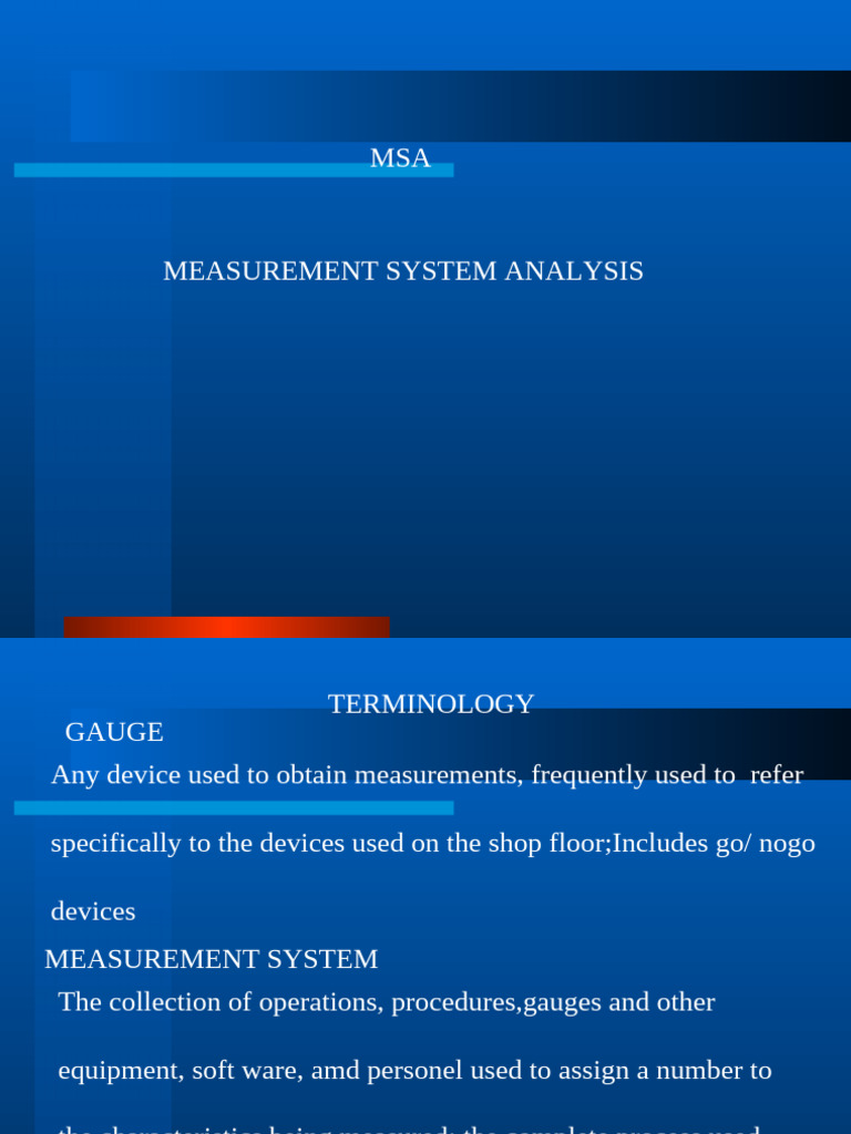 Measurement System Analysis Guide | PDF | Standard Deviation | Measurement