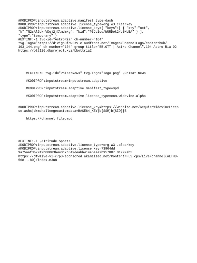 Astro Ria Streaming Configuration Guide | PDF