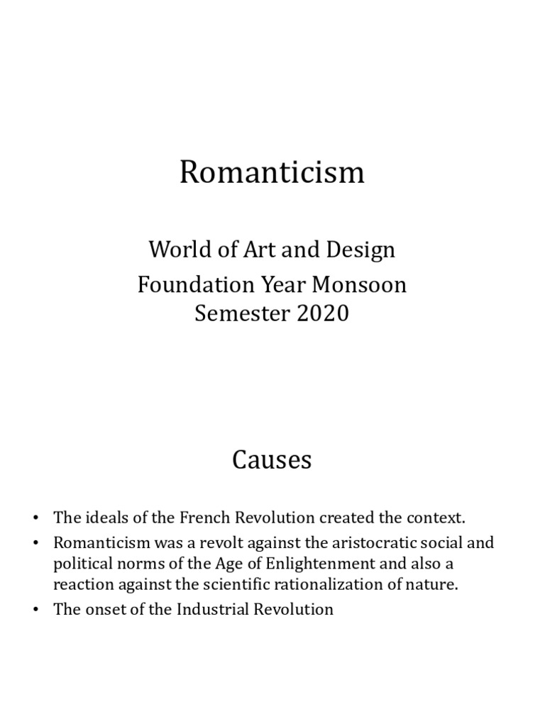 Romanticism Pdf Romanticism