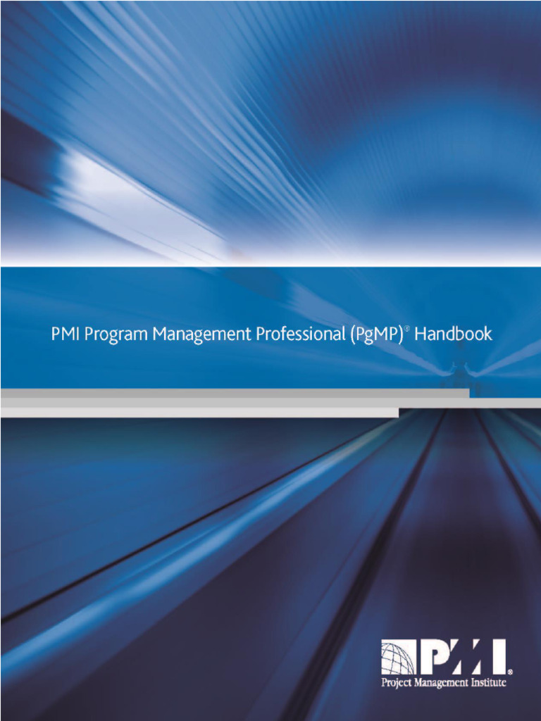 Program Management Professional Handbook PGMP | PDF | Project ...