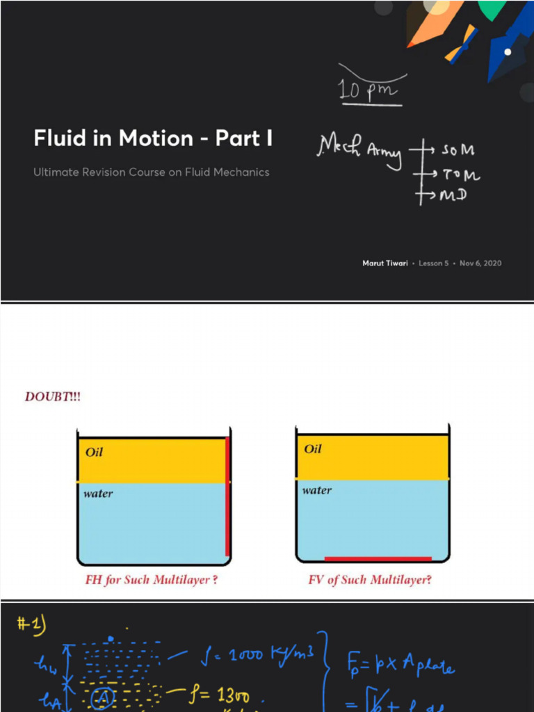 Fluid+in+Motion+ +Part+I 2 | PDF