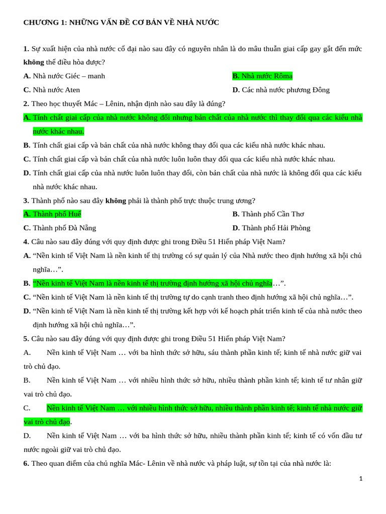 CHƯƠNG 1 plđc | PDF