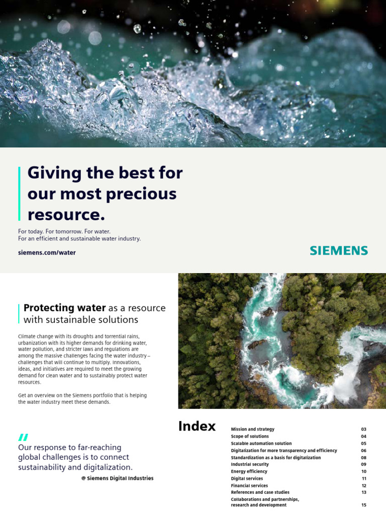 Sustainable Solutions for Water Management | PDF | Water | Efficient ...