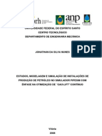 Estudos, Modelagem e Simulação de Instalações de