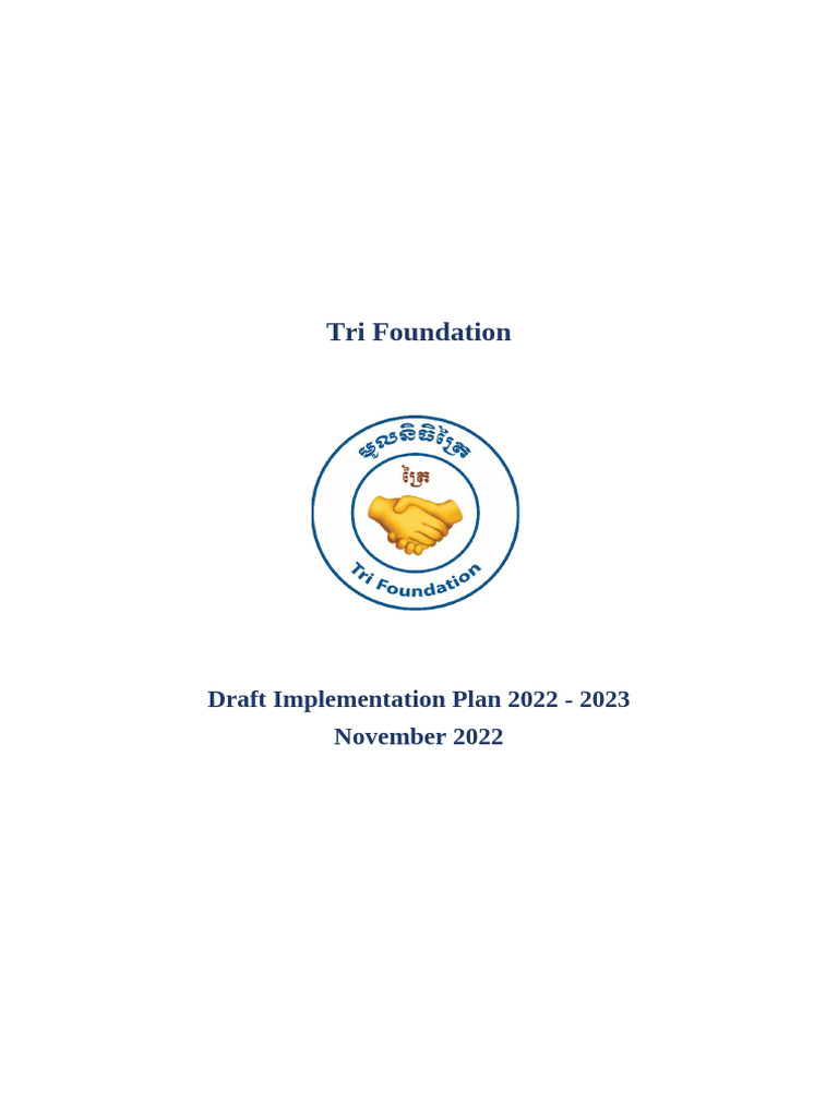 Tri_ Implementation plan and schedule 2022-2023 | PDF