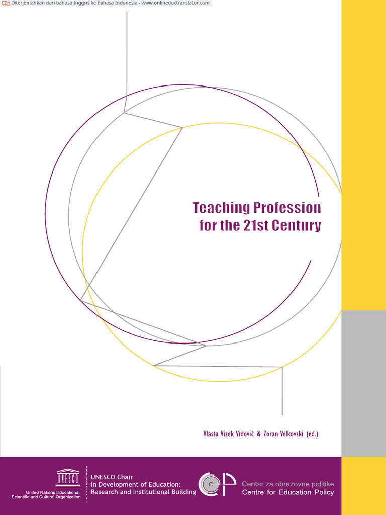 Teaching Profession For The 21st Century En Id 1 Pdf