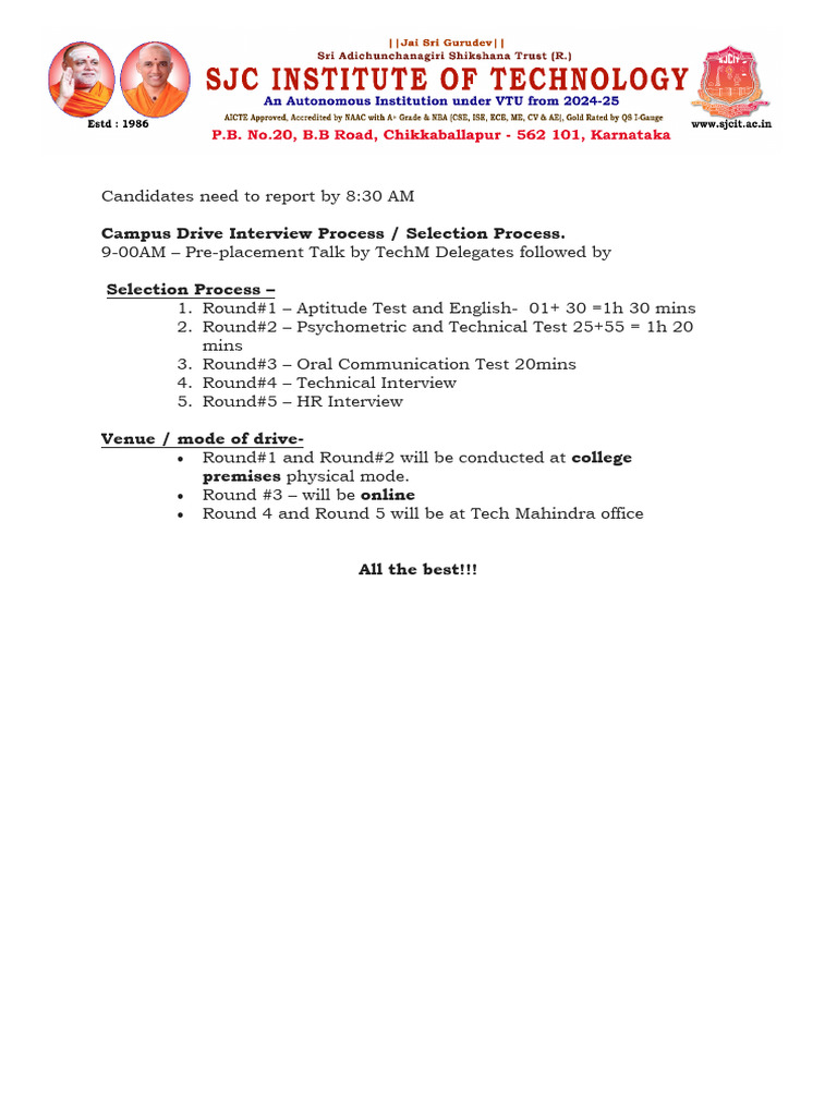 TECH MAHINDRA EVALUATION PROCESS visual data 4