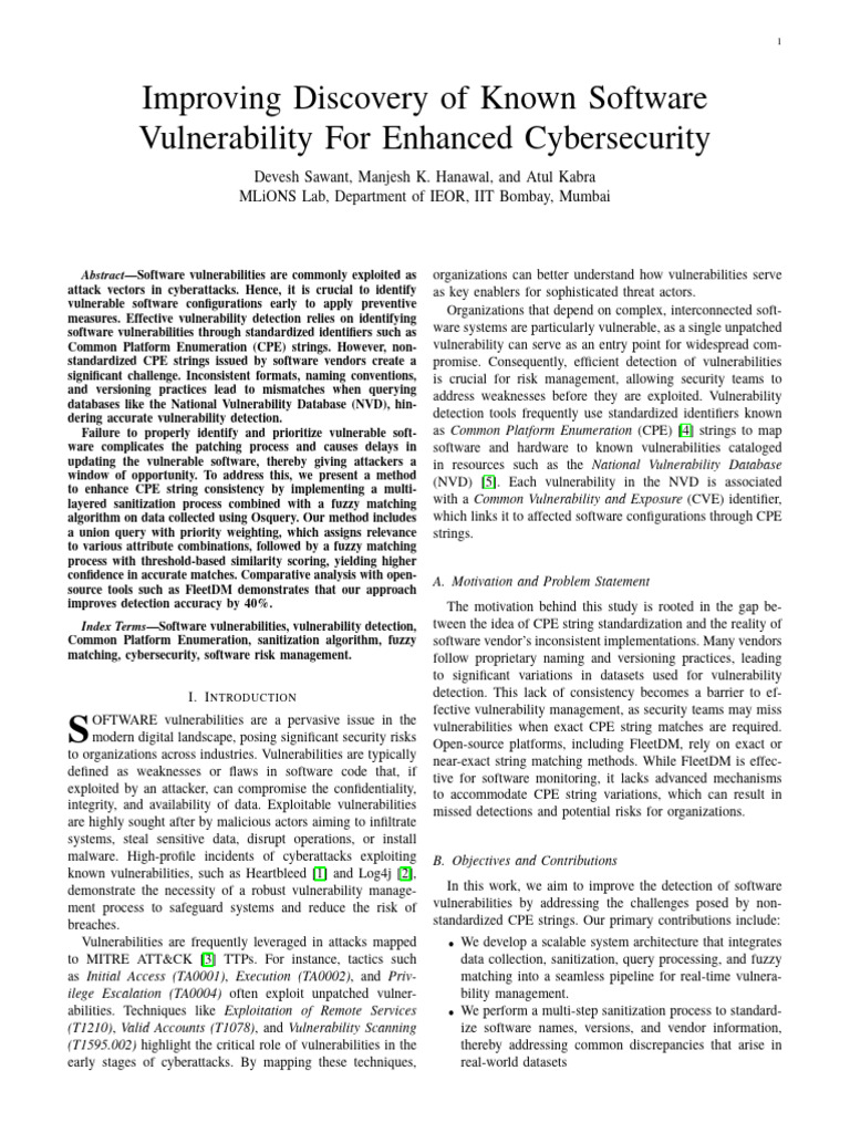 2412.16607v1 | PDF | Vulnerability (Computing) | Computer Security