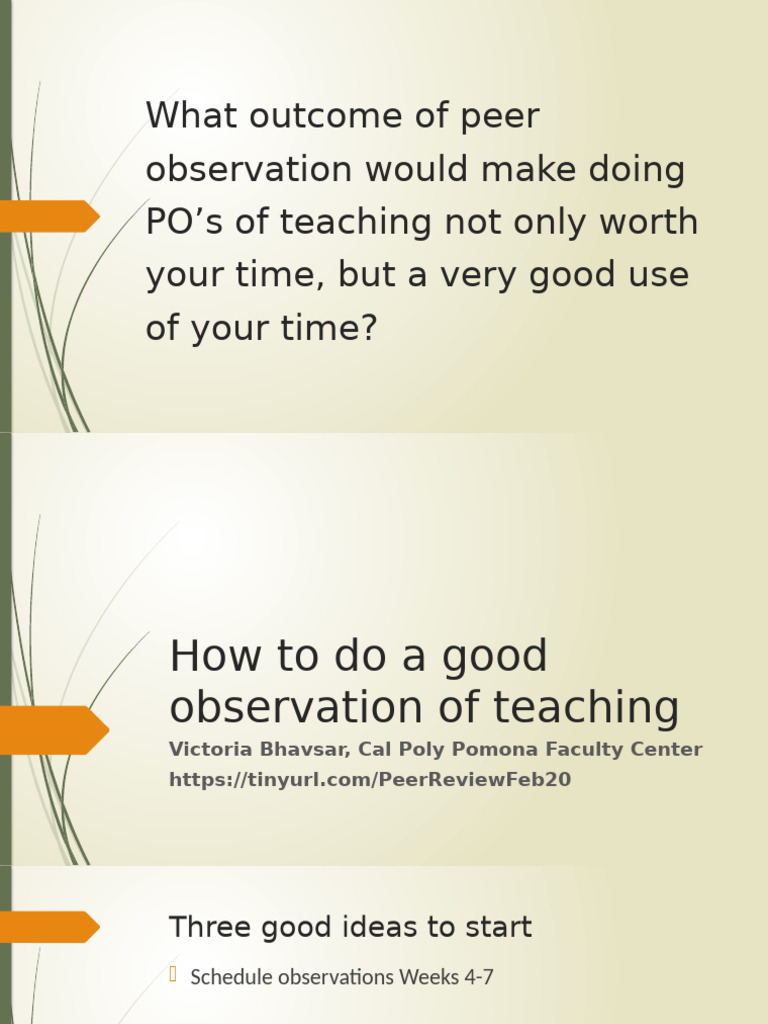 How To Do A Good Peer Review | PDF | Learning | Behavior Modification
