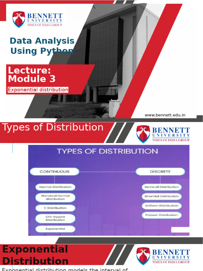 Exponential Distribution Unit 3 | PDF | Probability Distribution ...