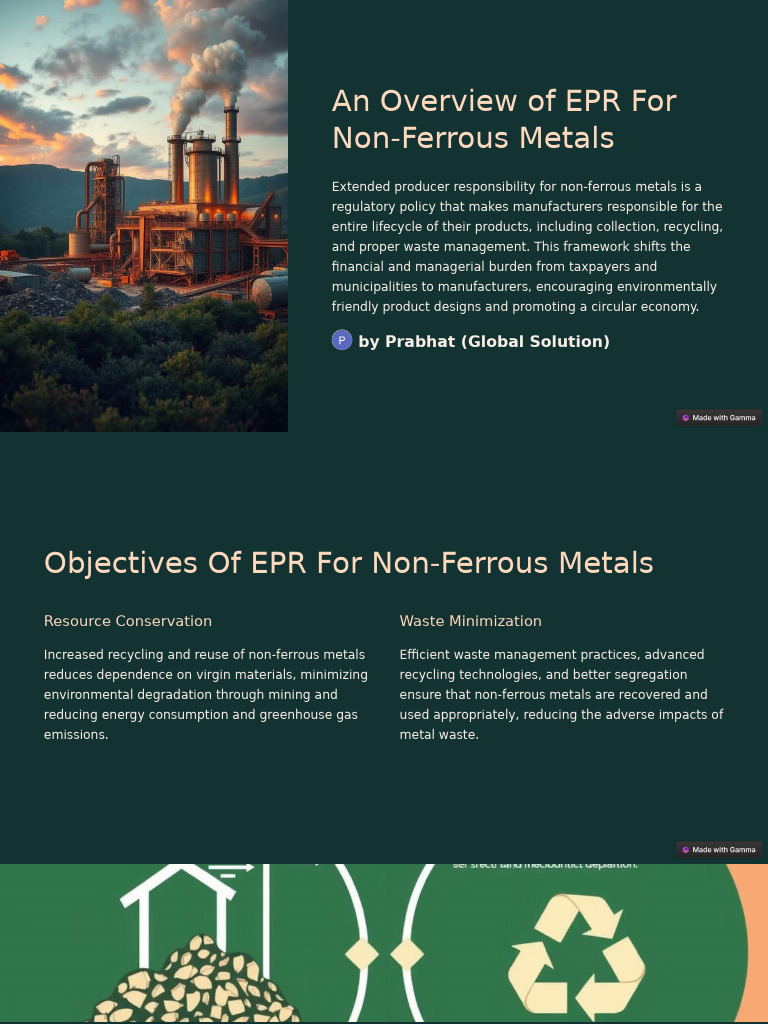 An-Overview-of-EPR-For-Non-Ferrous-Metals | PDF | Recycling | Metals