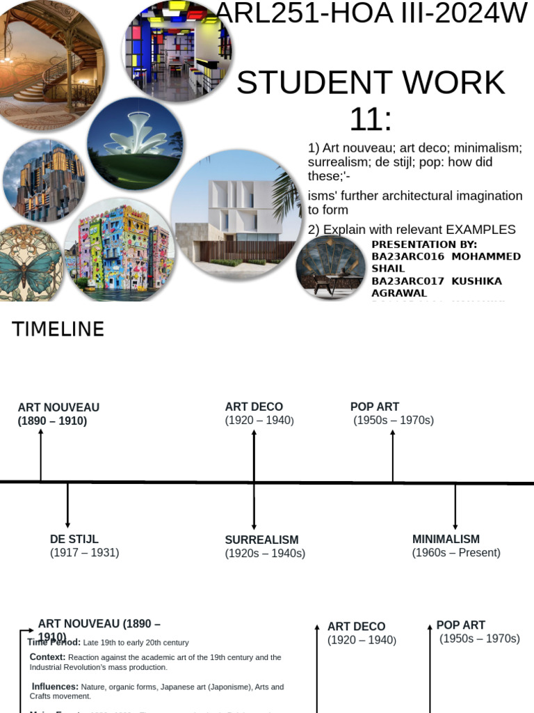 Architectural Movements Overview | PDF | Minimalism | Art Nouveau