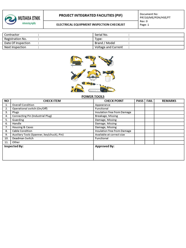 Power Tools (Rev 1) | PDF