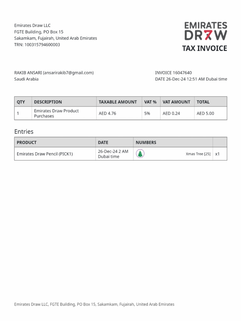 Order 16047640 v2 Invoice | PDF