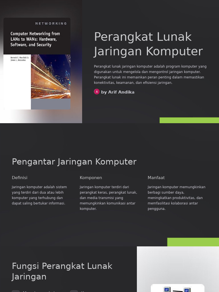 Perangkat Lunak Jaringan Komputer | PDF