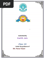 Economics Project Cover Page Design | PDF