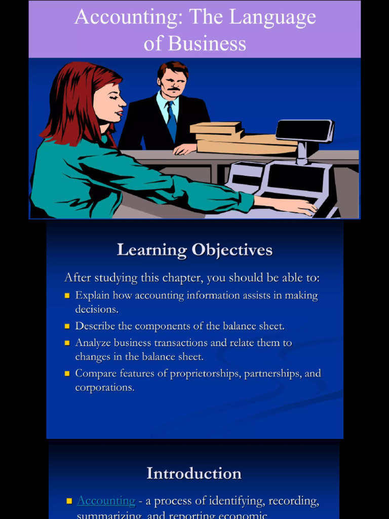 Accounting The Language of Business Lec#2 | PDF