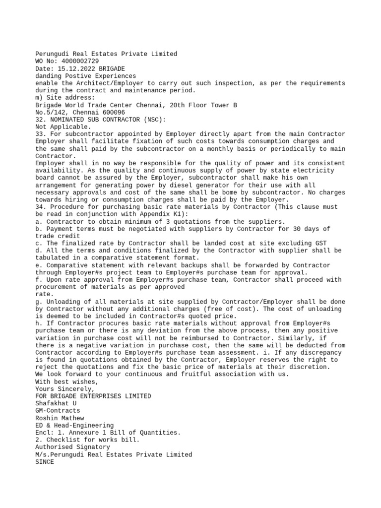 Imagetotext 4 PDF Employment Subcontractor