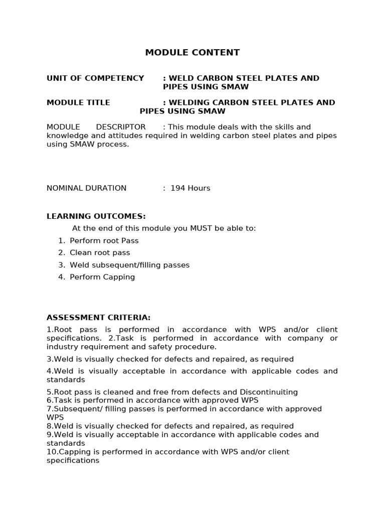 Module Content | PDF