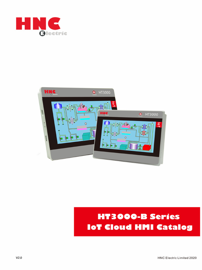 HT3000-B Series IoT Cloud HMI Catalog | PDF