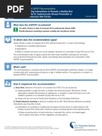 USPSTF A and B Recommendations List | PDF | Cardiovascular Diseases ...