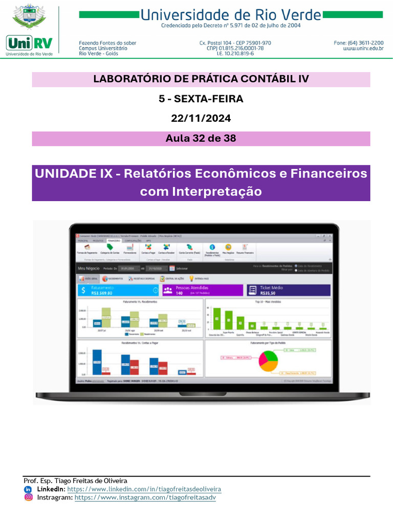Aula Lab Prática CTB IV | PDF | Despesa | Impostos