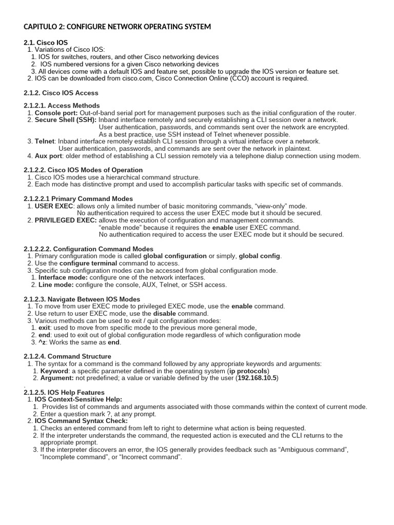 Cisco IOS Network Configuration Guide | PDF | Command Line Interface ...