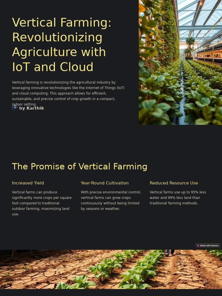 IoT and Cloud in Vertical Farming | PDF | Agriculture | Internet Of Things