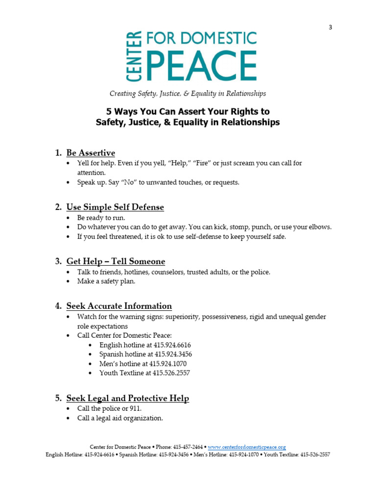 5 Ways You Can Assert Your Rights | PDF