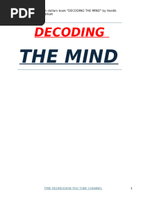 Decoding THE MIND