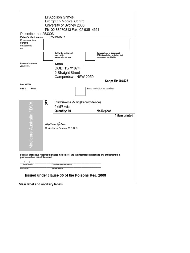 Week+7+Panafcortelone+prescription+and+counselling+points | PDF ...