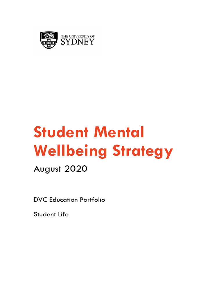 Student Mental Wellbeing Strategy | PDF | Mental Health | Well Being