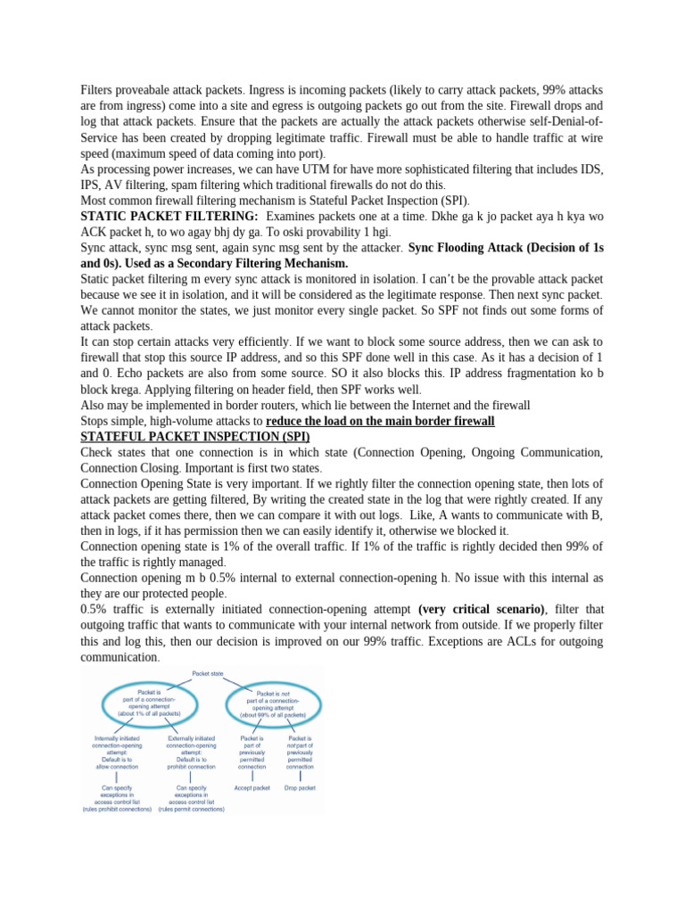 Understanding Firewall Packet Filtering Techniques | PDF | Proxy Server ...